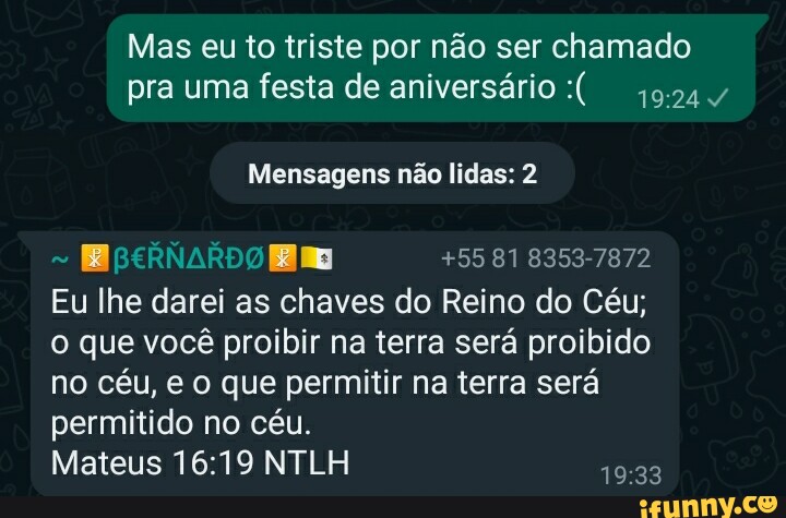 É proibido ficar triste