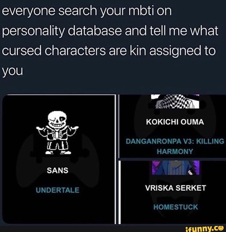 Danganronpa characters as cursed roblox memes