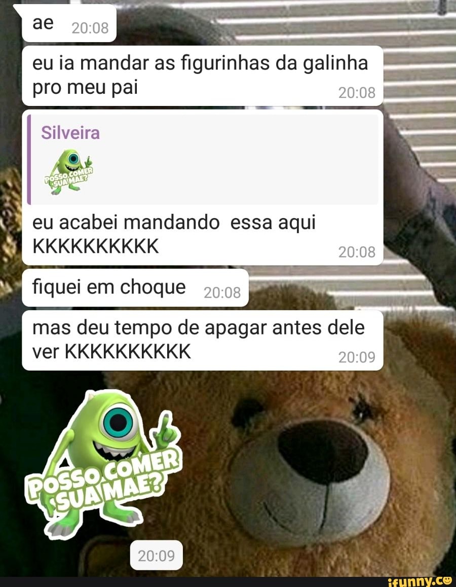 Apresentando os memes de figurinha pro meu pai : r/brasil