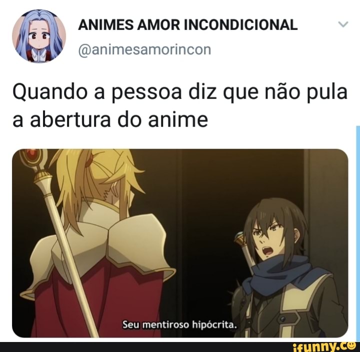 INCONDICIONAL Sempre no Hater de Eu protegendo anime bom meu