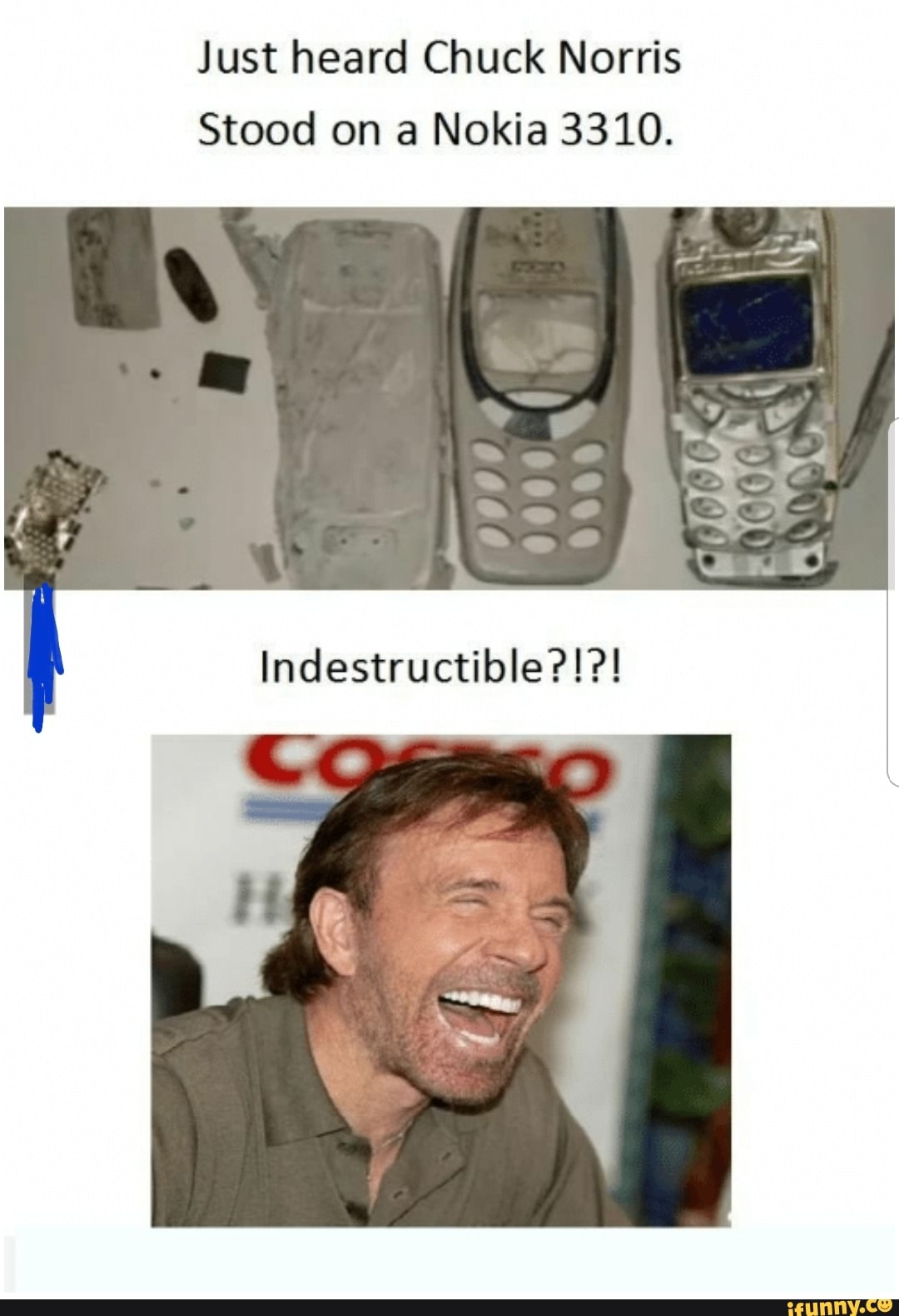 chuck norris nokia 3310