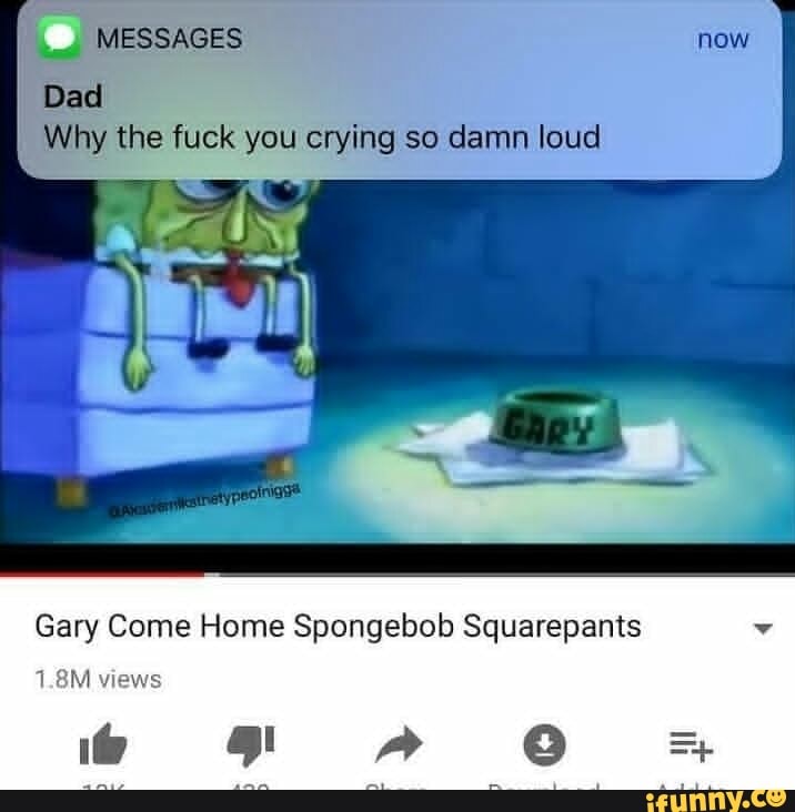 Gary Come Home (Spongebob Squarepants Cover)
