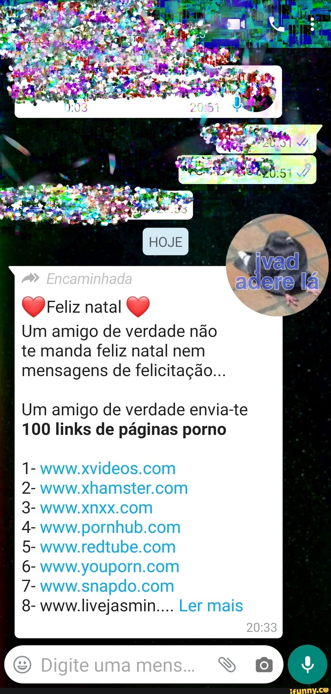 Um amigo de verdade não te manda feliz natal nem mensagens de  felicitação... Um amigo de