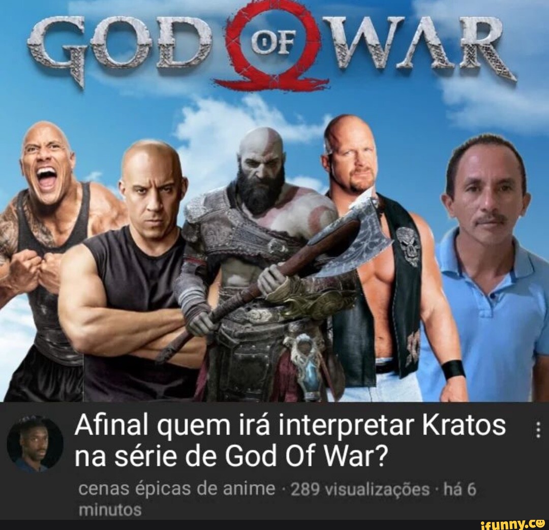 Afinal Quem Irá Interpretar Kratos Na Série De God Of War Cenas épicas