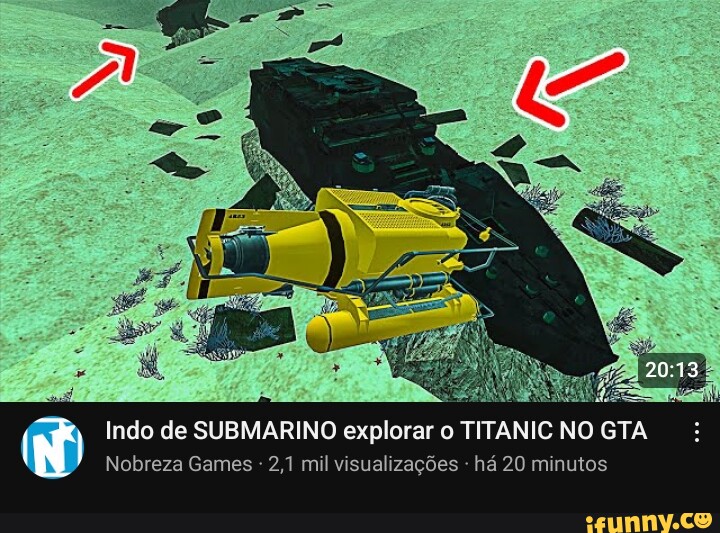 Submarino para GTA San Andreas