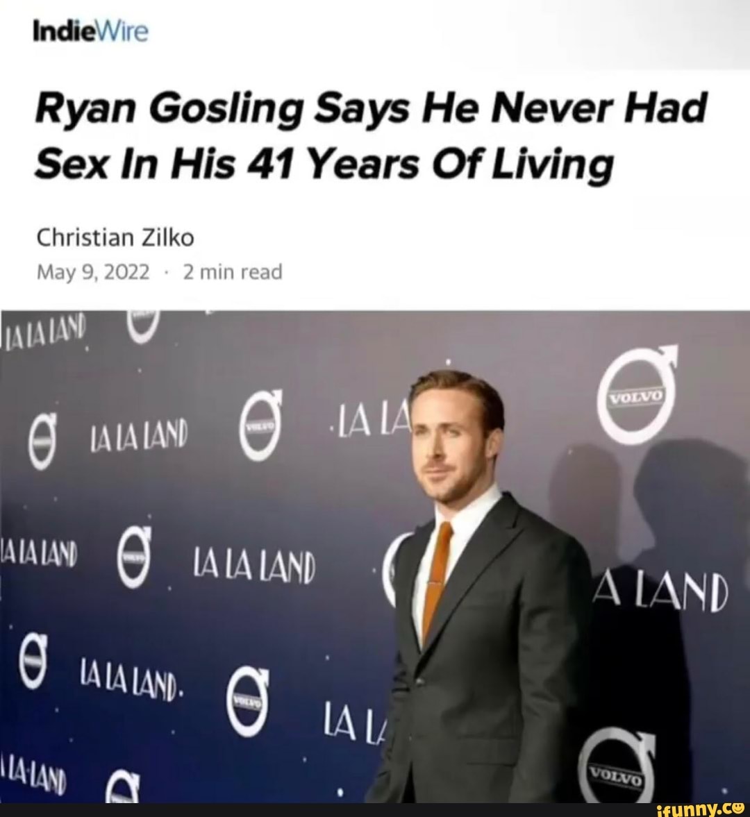 IndieW ire Ryan Gosling Says He Never Had Sex In His 41 Years Of Living  Christian