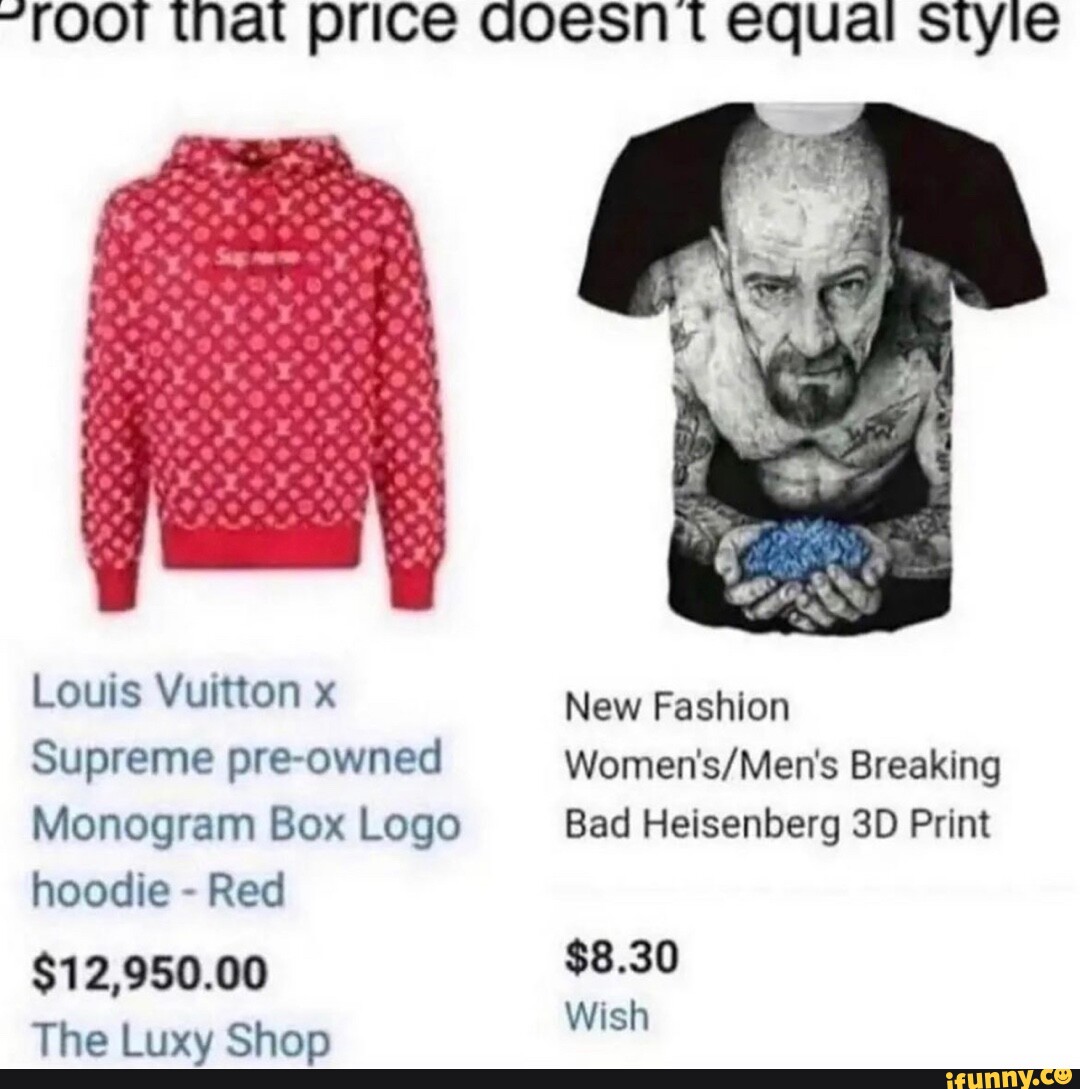 root that price aoesn t equal styie Louis Vuitton x Supreme pre