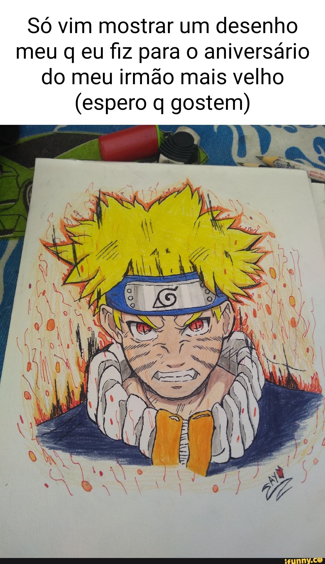 Desenhando o Naruto - Speed Drawing Naruto 