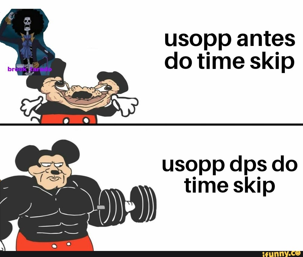 Usopp antes do time skip time skip - iFunny Brazil