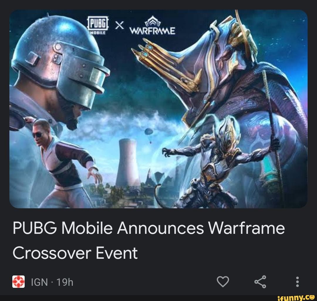 PUBG Mobile Announces Warframe Crossover Event - IGN
