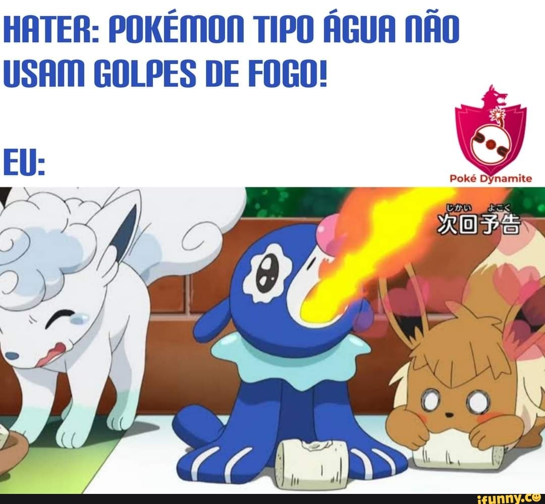 Caneca Pokemon Fogo Vs Água 1754