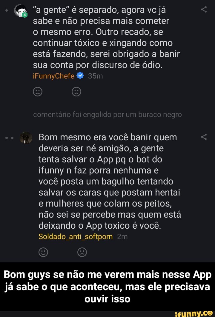 Meu servidor* Desista, ninguém Ninguém veio salvar vai vir salvar você.  alguém aqui antes nossa amizade! - iFunny Brazil