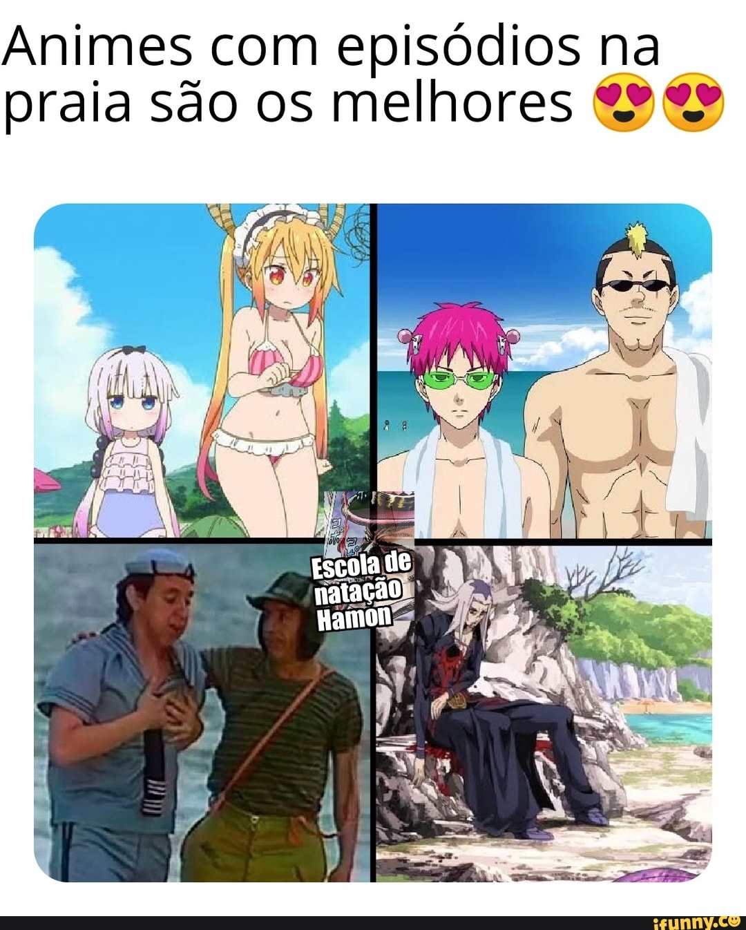 Alguém: JoJo tem o pior episódio na praia ChainSaw Man Fans: Selo -  iFunny Brazil