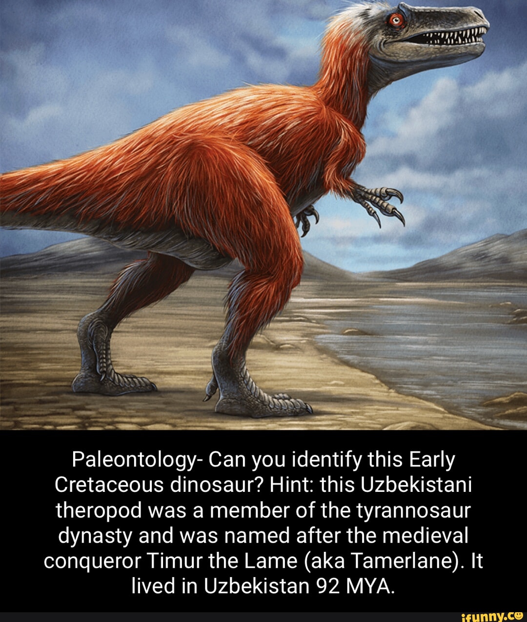 Paleontology- Can You Identify This Early Cretaceous Dinosaur? Hint 