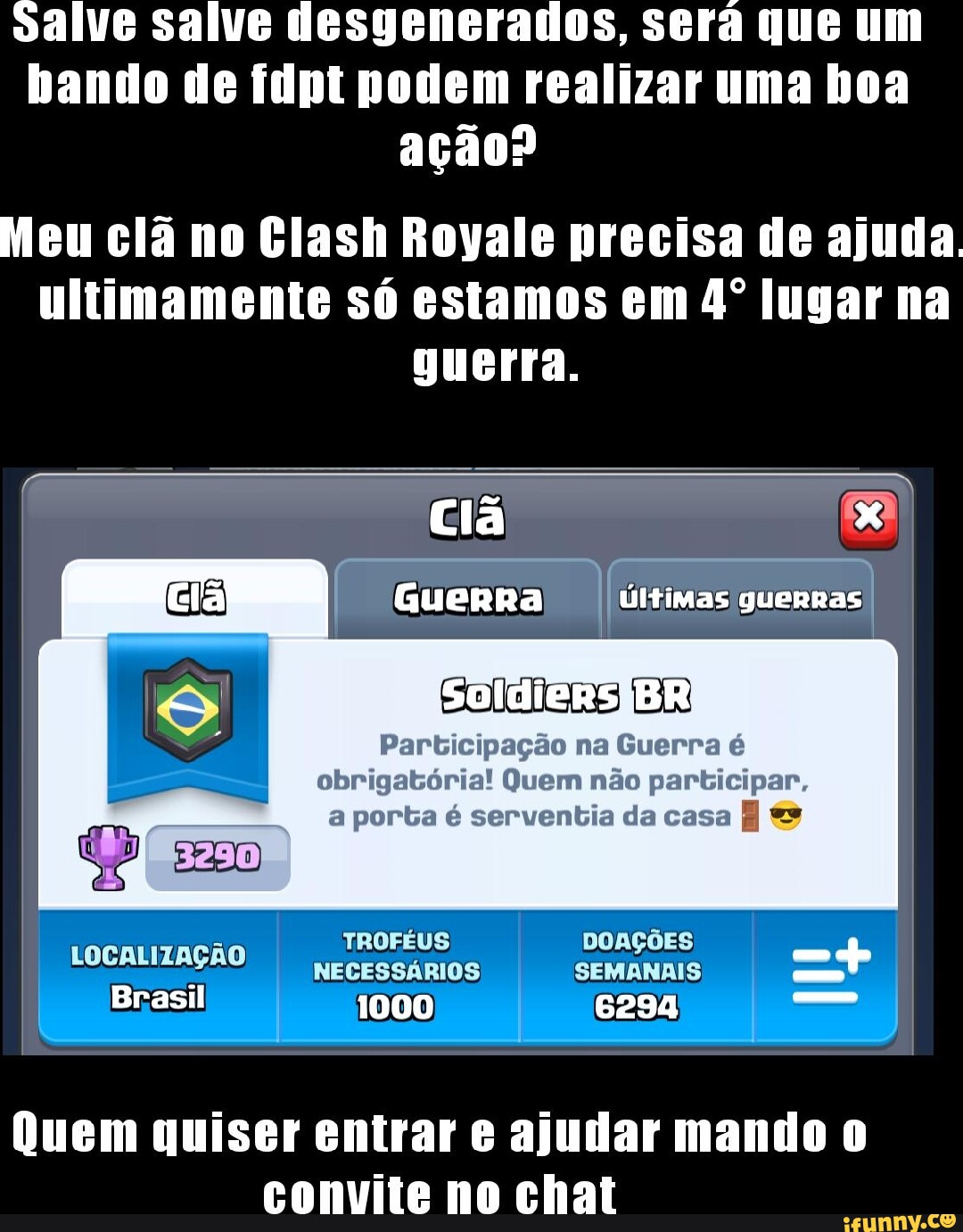 Clash Royale - O Ranking das Guerras de Clãs já está ao VIVO! Já