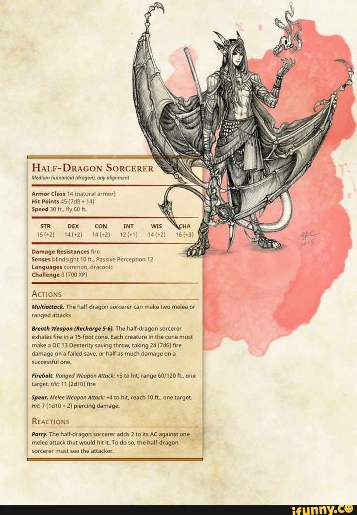 half dragon dandd