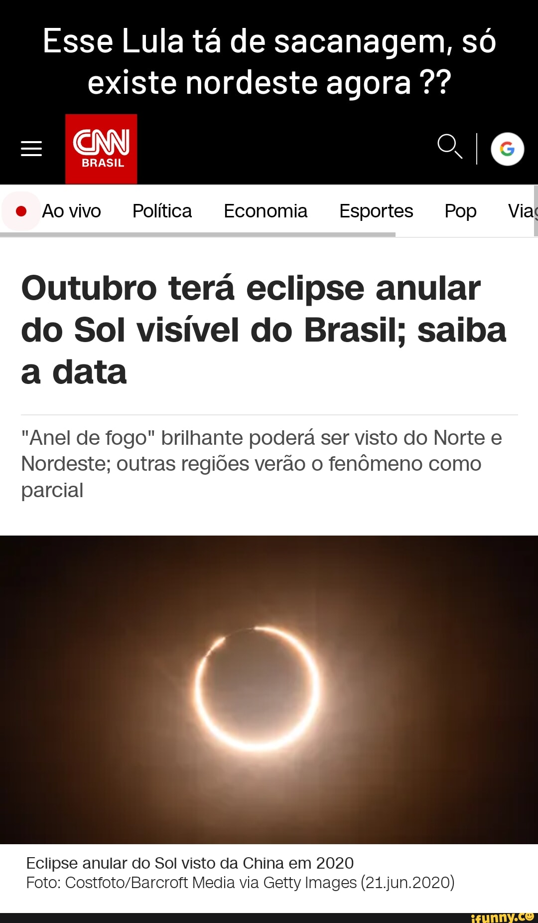 Eu assistindo ao eclipse solar no dia de chuva - iFunny Brazil