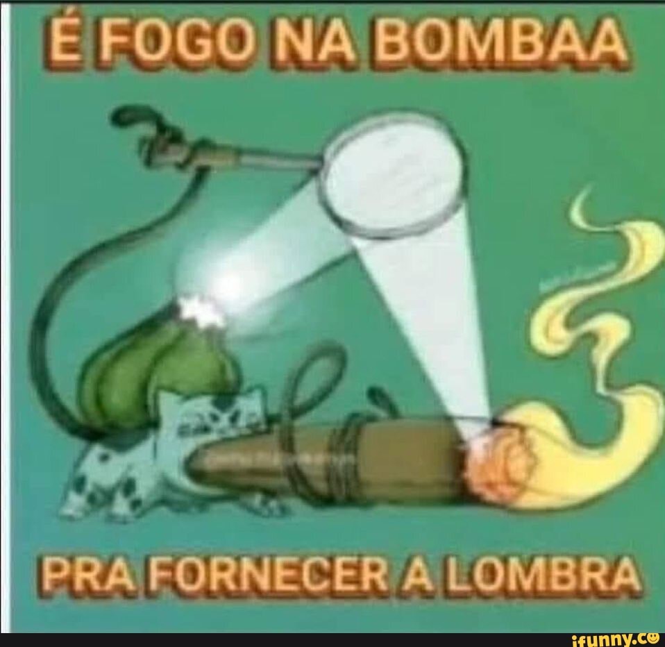 FOGO NA BOMBAA PRA FORNECER LOMBRA - iFunny Brazil