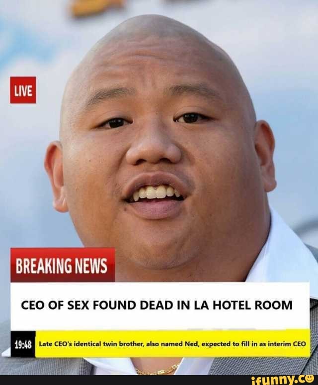 Breaking News Ceo Of Sex Found Dead In La Hotel Room Late Ceos Identical Twin Brother Also 4098