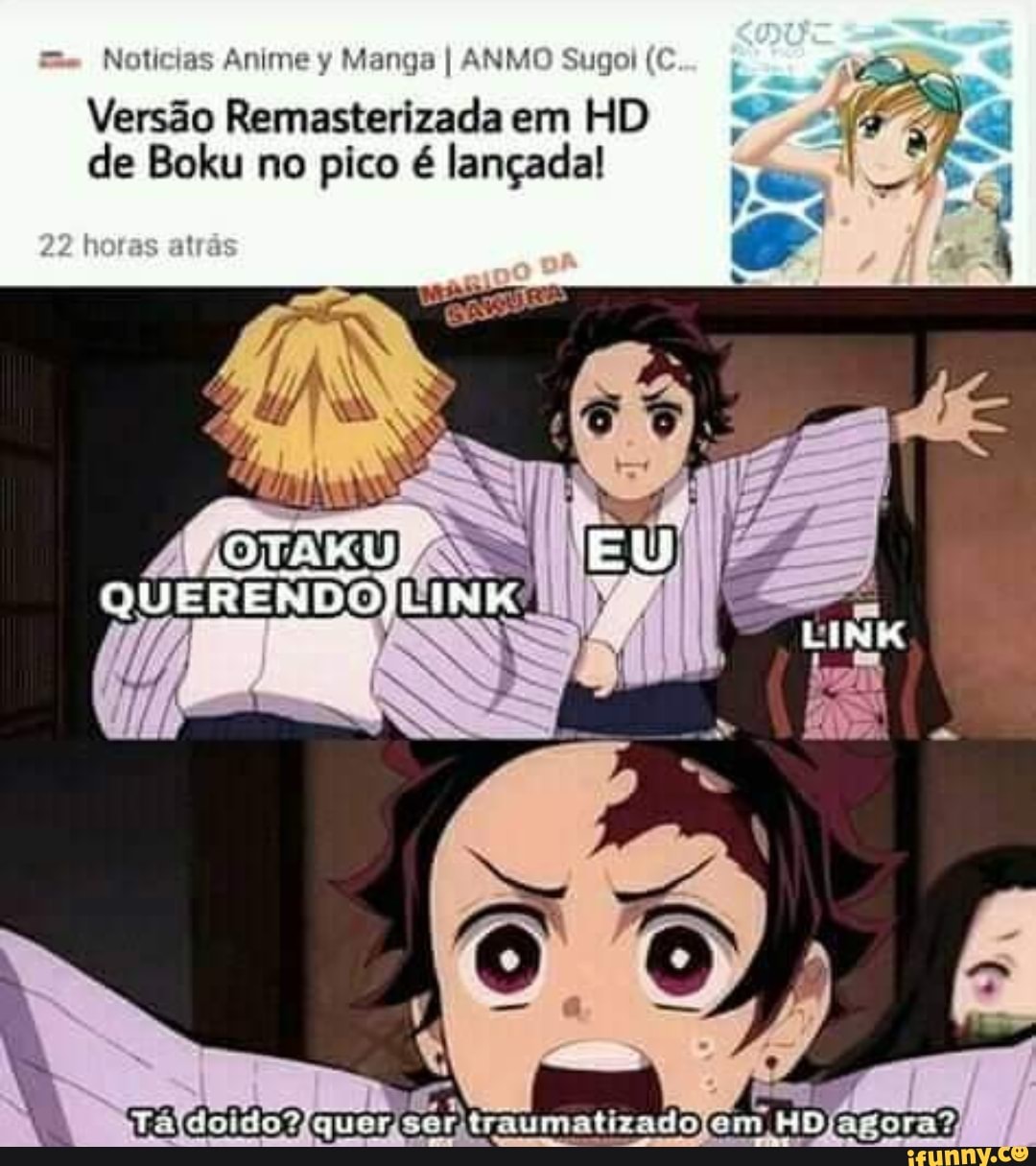 Noticias Anime y Manga I ANMO Sugol (4 Versão Remasterizada em HD de Boku  no pico é lançadal - iFunny Brazil