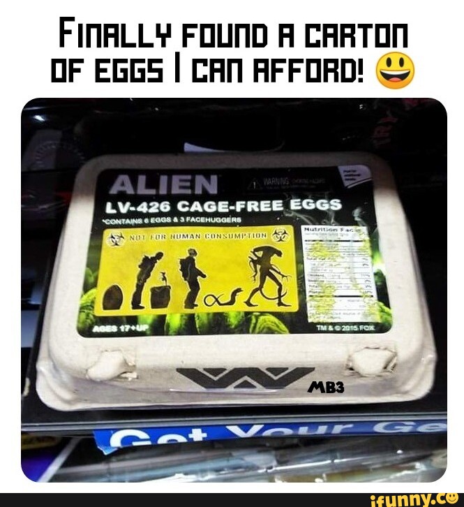 alien lv-426 cage free eggs