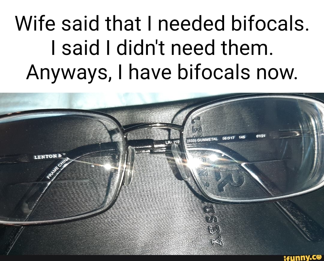 funny bifocals