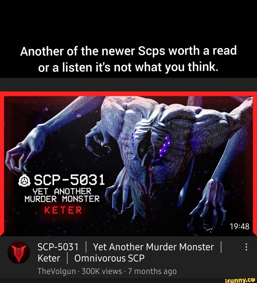 We found another one : r/SCP