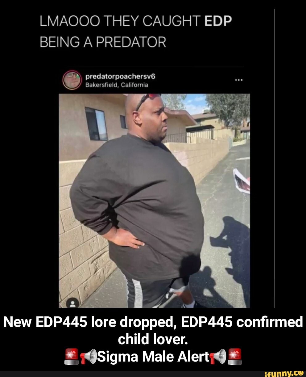 EDP445 was allegedly caught in another child predator sting