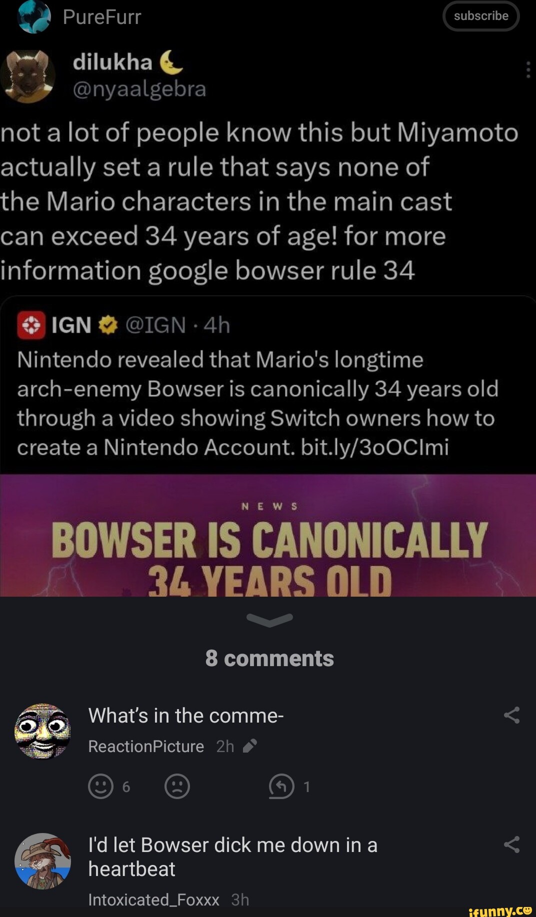 Bowser Is Canonically 34 Years Old - IGN