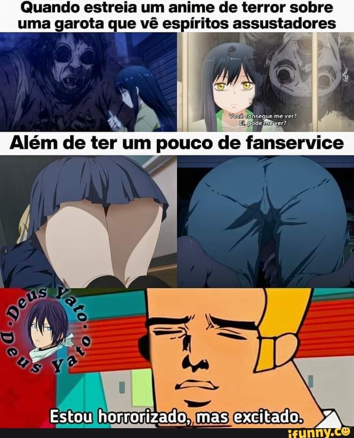 A luz com certeza é mais assustadora  MEMES DE ANIMES EM IMAGENS #37 