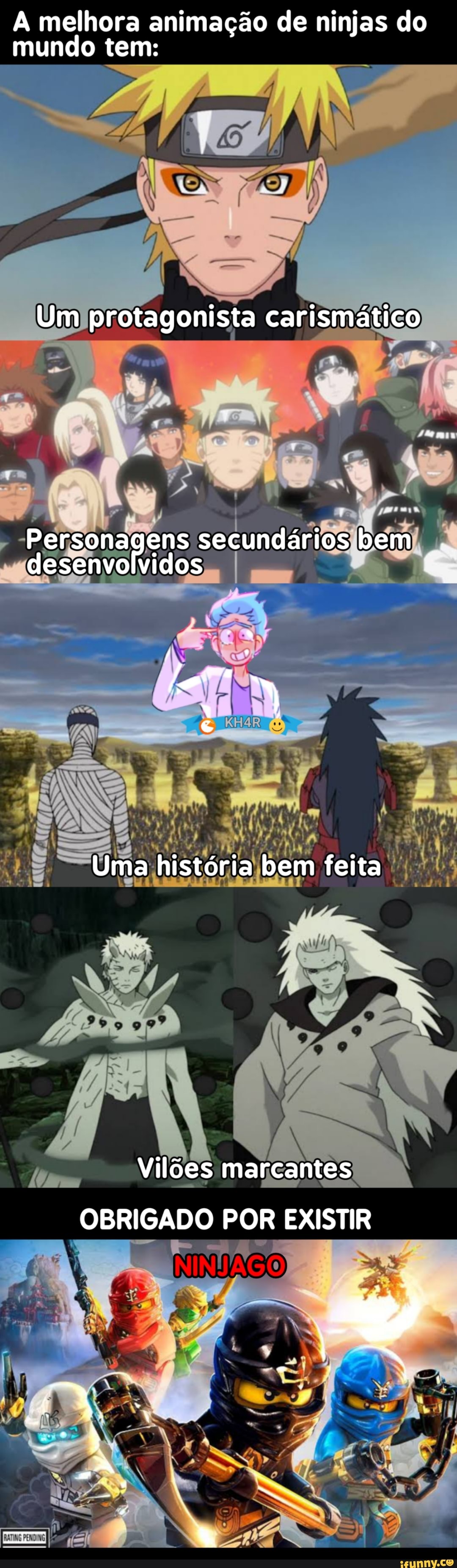 Fanboys: Naruto tem animação ruim pq é velho Studio Ghibli: - iFunny  Brazil