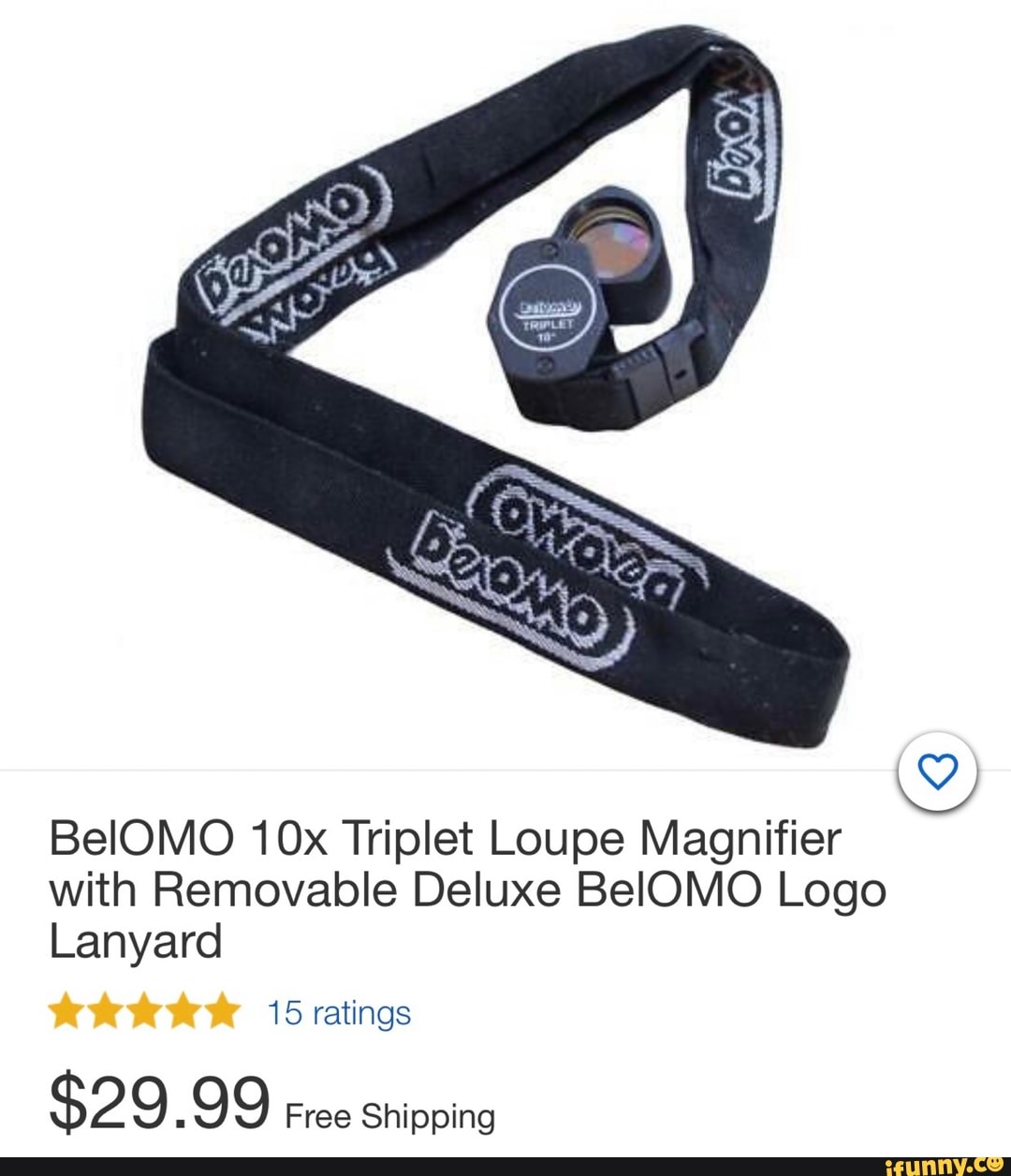 BelOMO 10x Triplet Loupe Magnifier