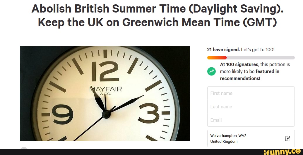 British Summer Time ends