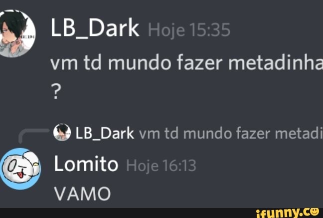 Acabei de ser banido de um servidor de webnamoro do discord os