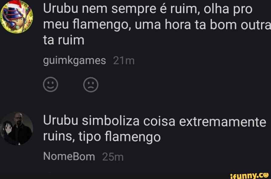 Tá ruim mas tá bom