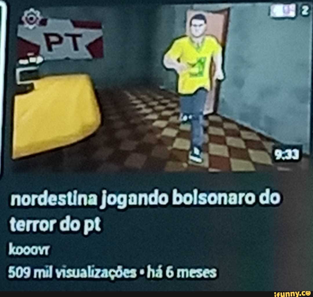 Jogo de terror tem como objetivo fugir de Bolsonaro