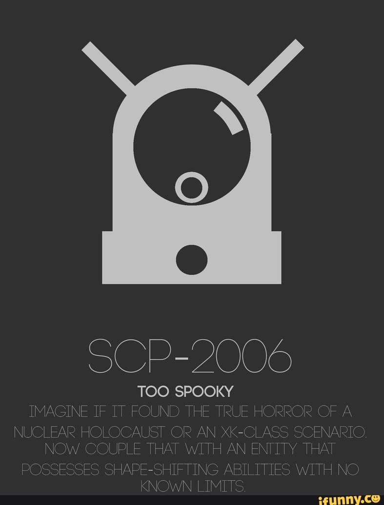 Too Spooky  SCP-2006 (SCP Animation) 