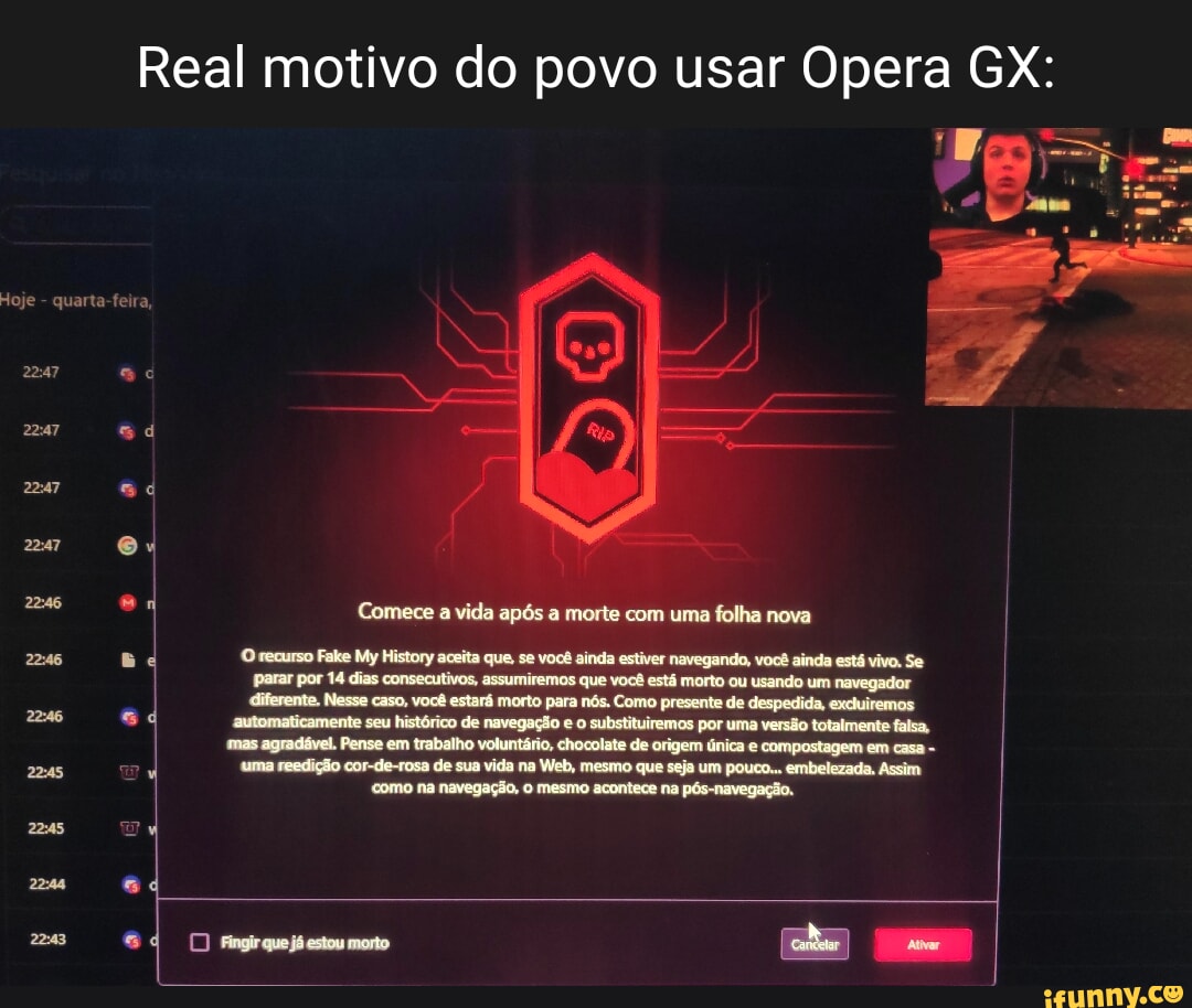 OPERA GX FUNCIONA MESMO? 