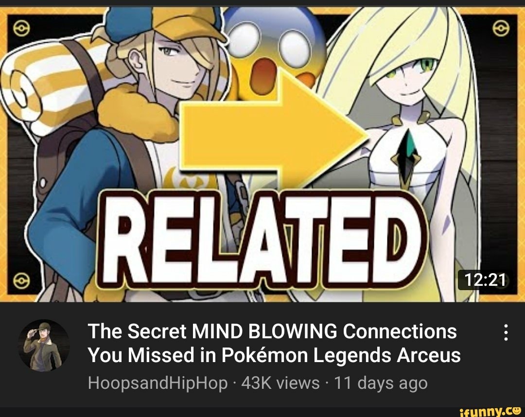 The Secret MIND BLOWING Connections You Missed in Pokemon Legends Ar