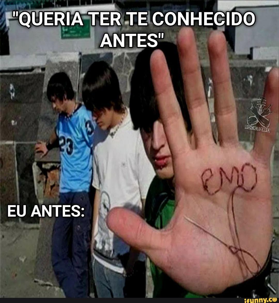 Andiser emo er foda seja emo GIy - iFunny Brazil