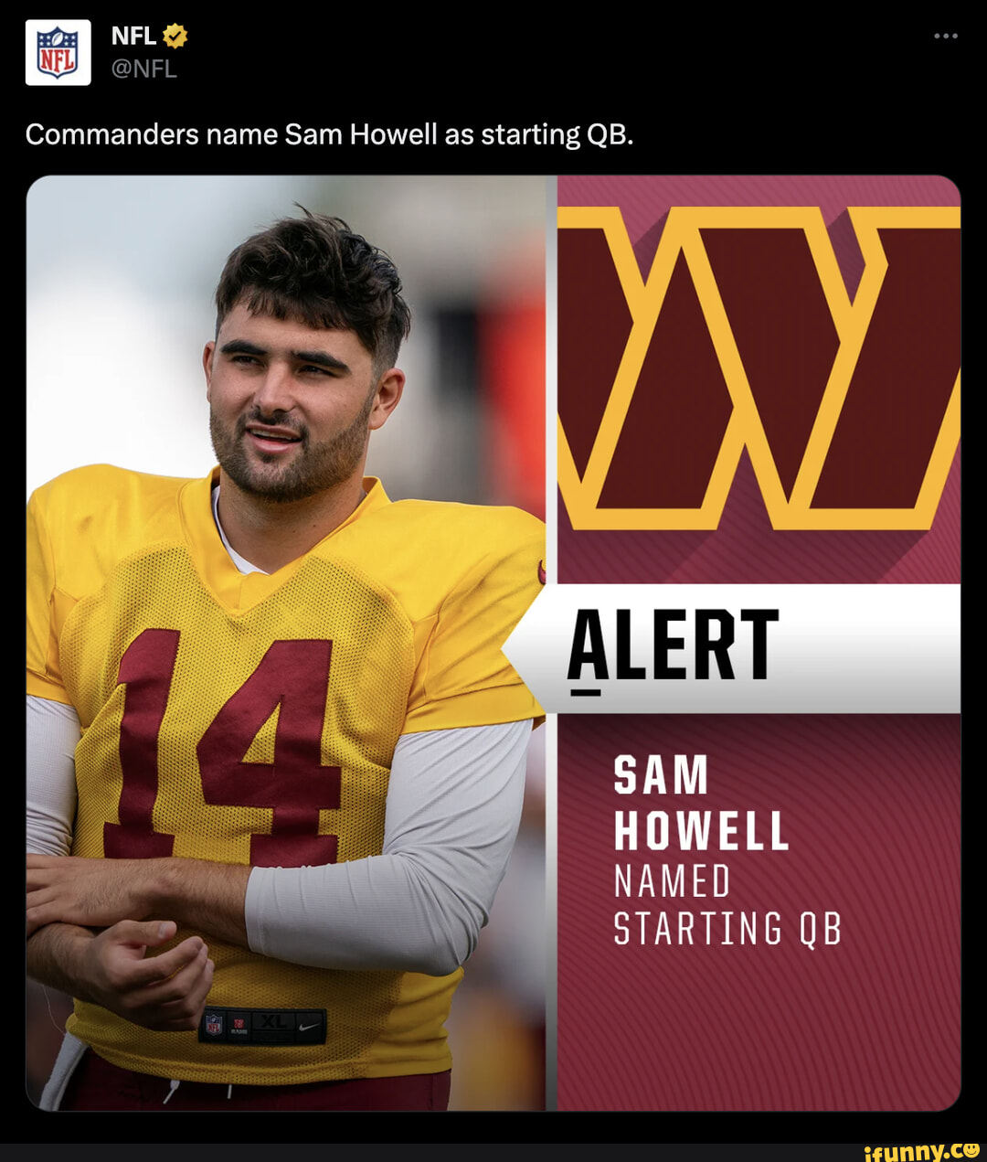 Commanders name Sam Howell their starting quarterback - The