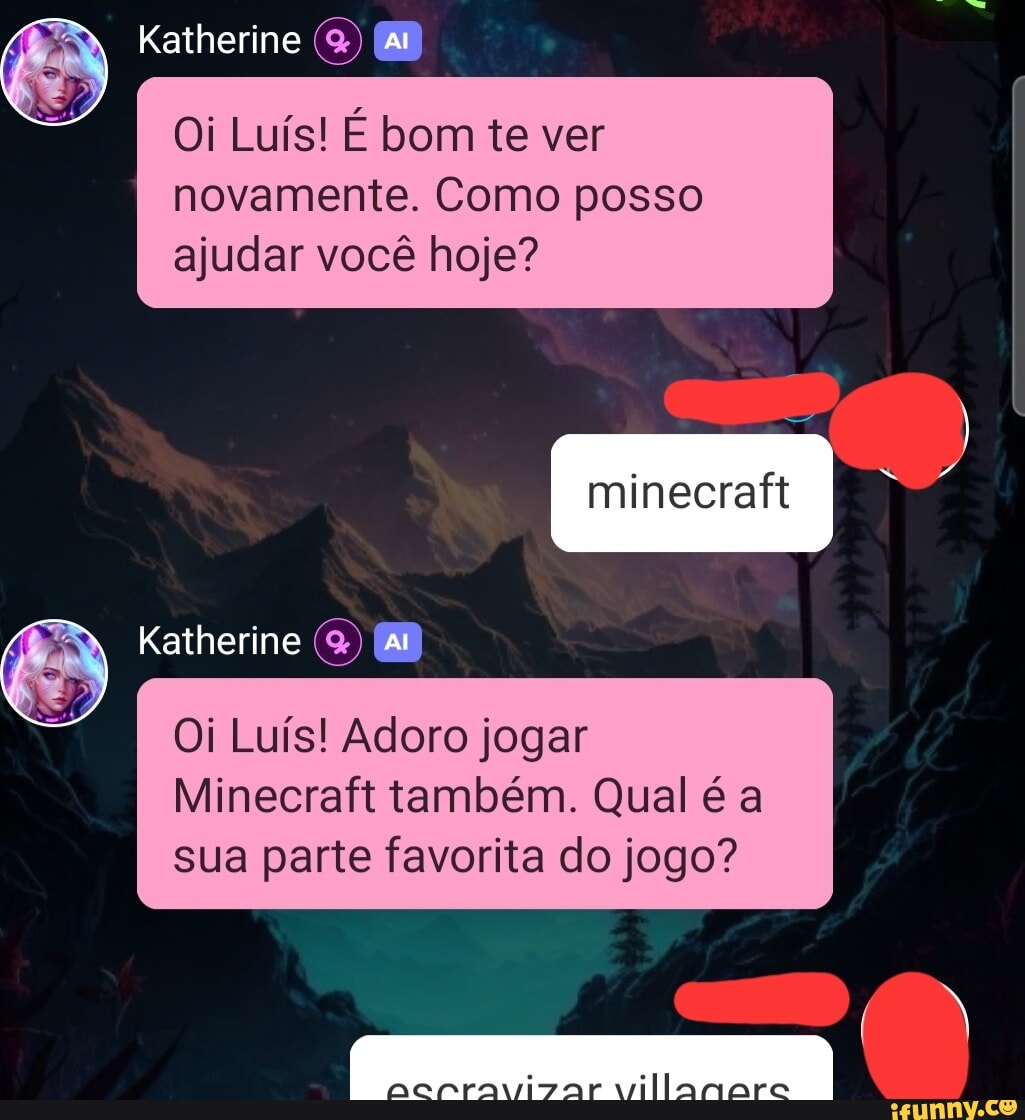 Eu queria muito jogar minecraft coma pessoa acima - iFunny Brazil