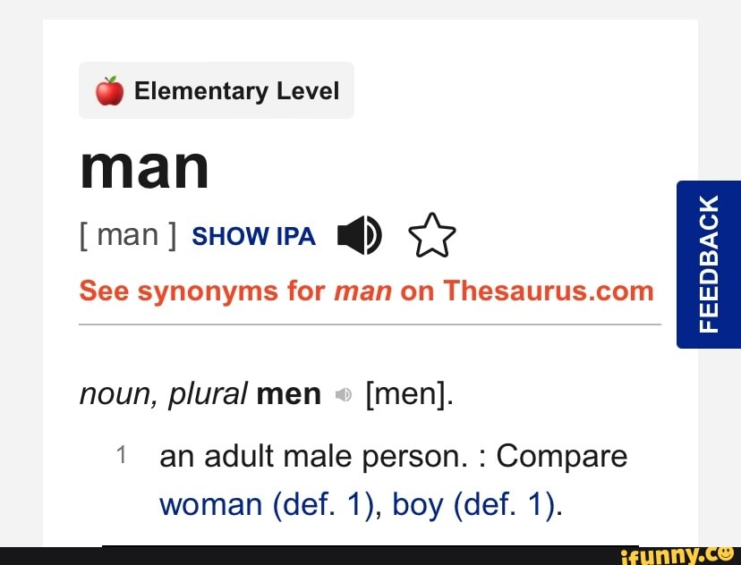 The Plural of Man