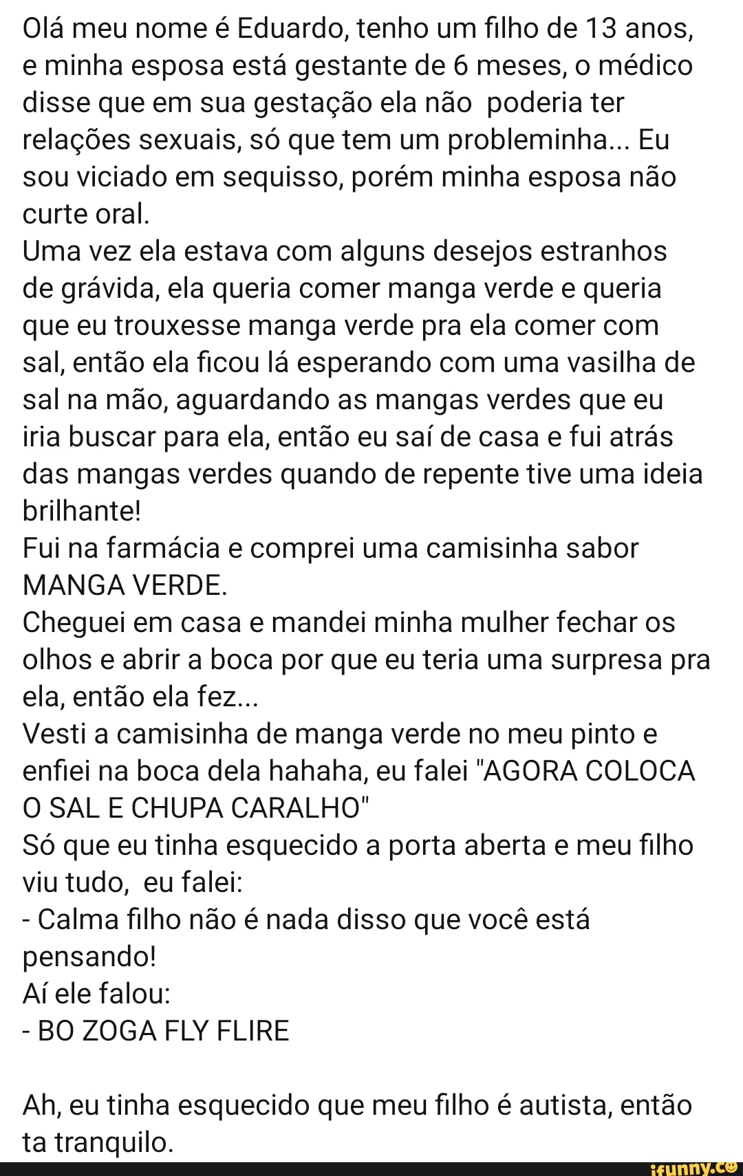 Não param isso mes filho colma - iFunny Brazil