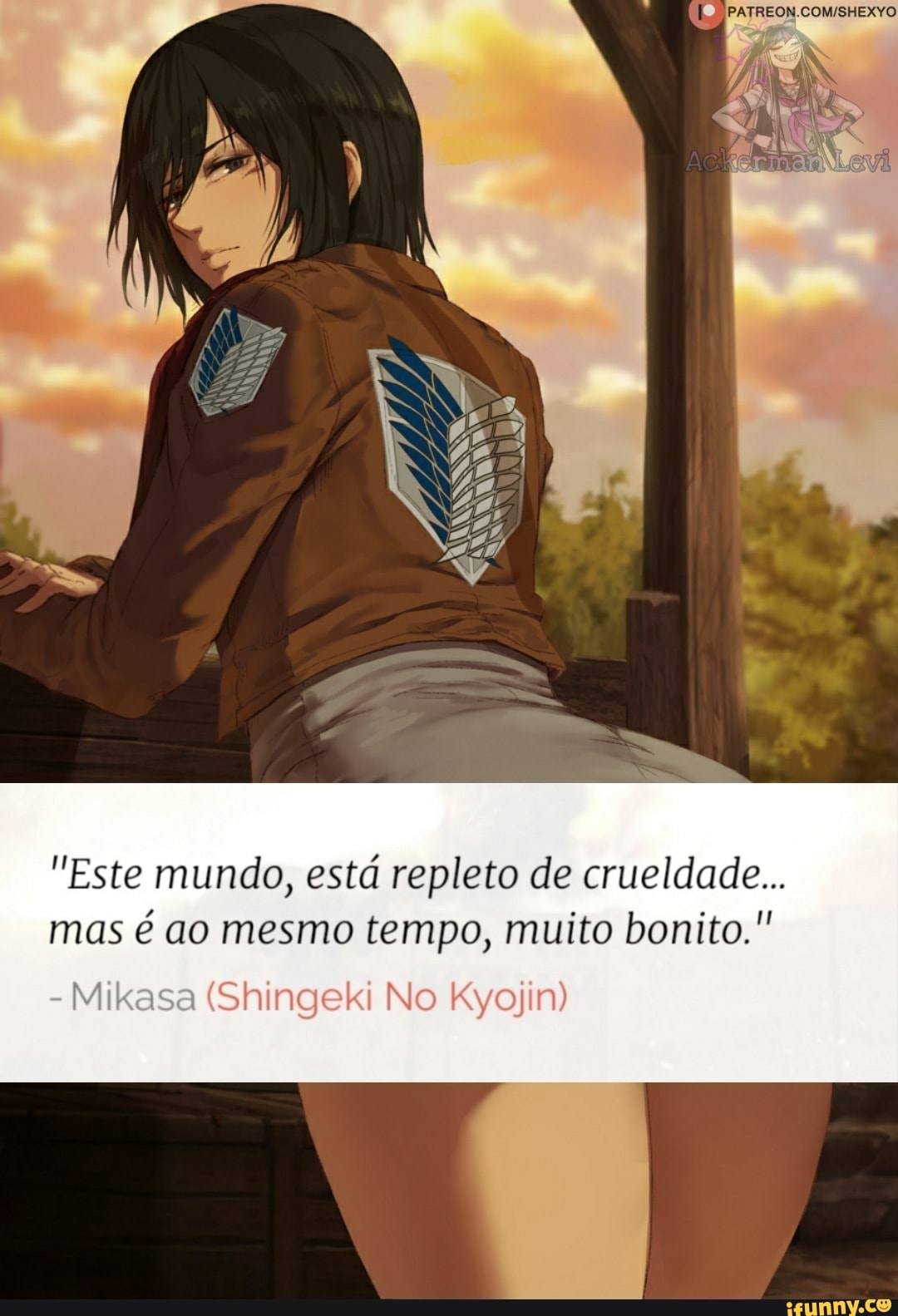 Eu todo triste sabendo que Shingeki no kyojin acabou: - iFunny Brazil