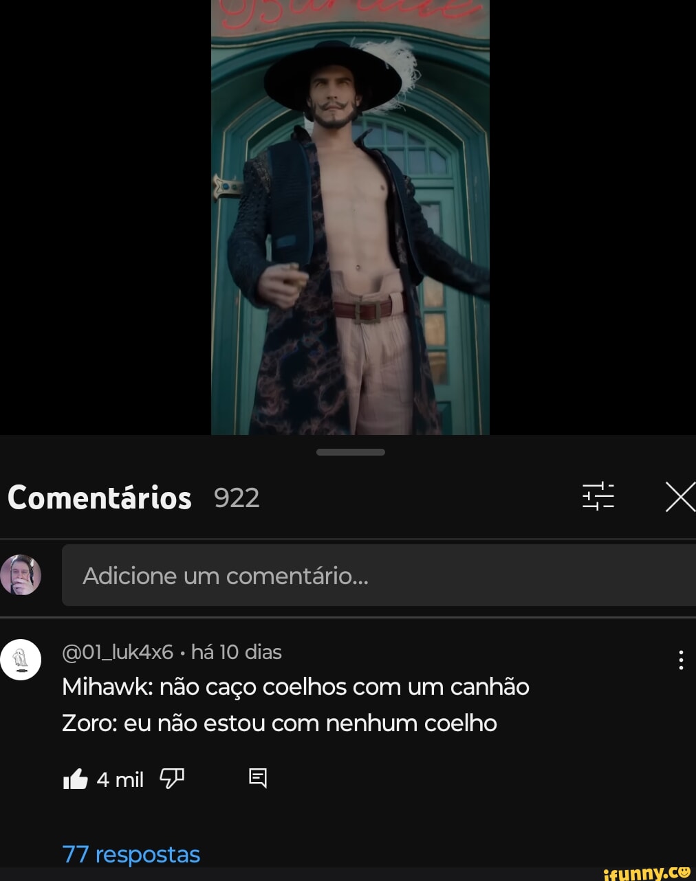 Primeira foto da espada do mihawk - iFunny Brazil