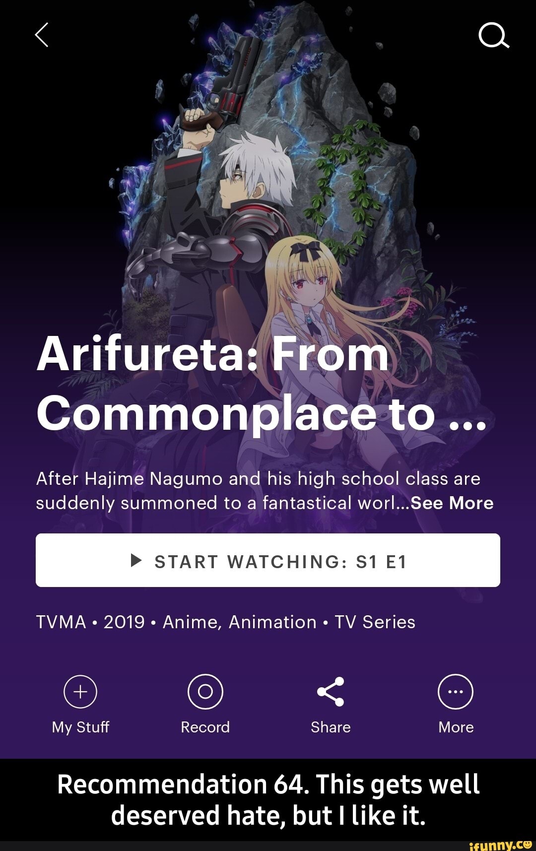 Arifureta: From Commonplace to World's Strongest (TV Series 2019