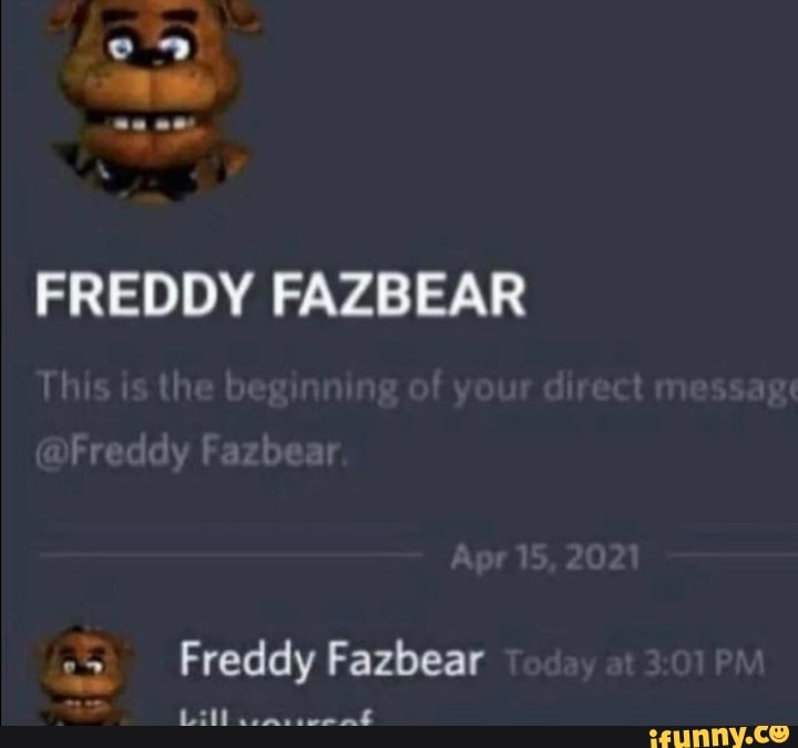 Freddy do Joy of Creation, fds kkkkkkkk - iFunny Brazil