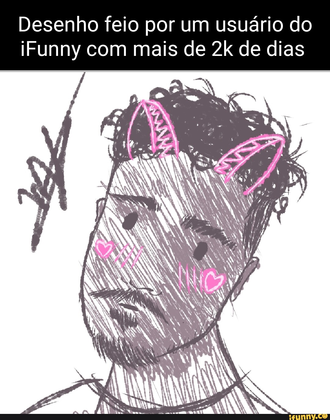 meme desenho feio