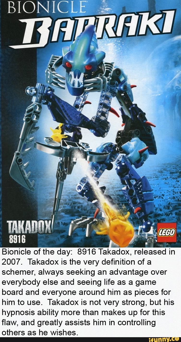 Bionicle takadox discount